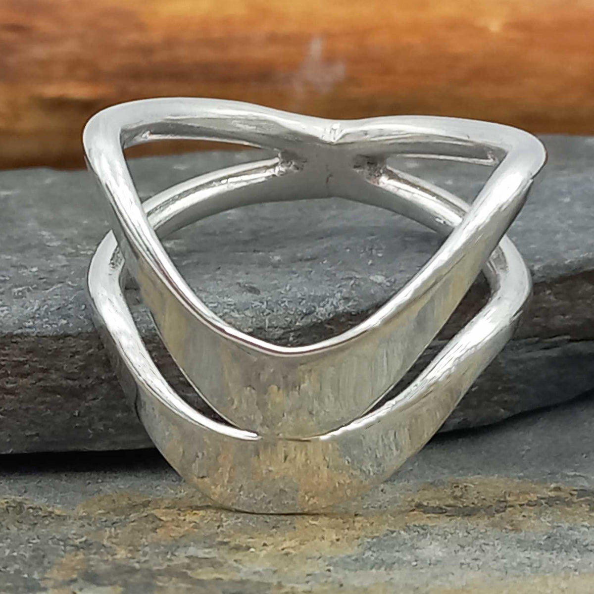 Onda Wave Silver Ring Main image