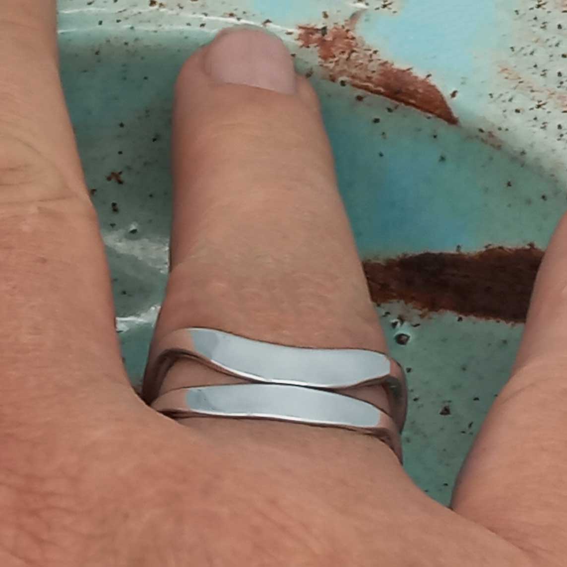 Onda Silver Ring (349) Secondary image