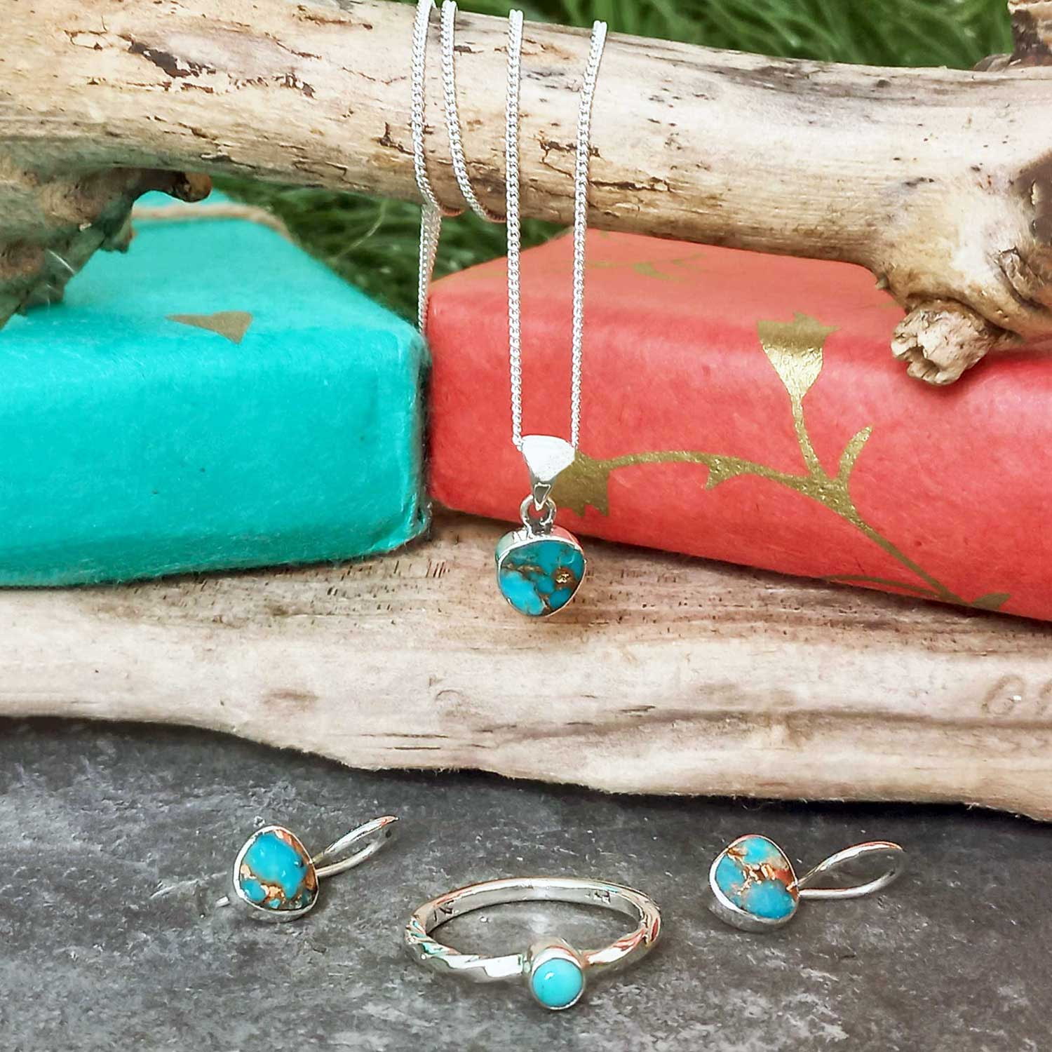 Turquoise silver jewellery gift ideas