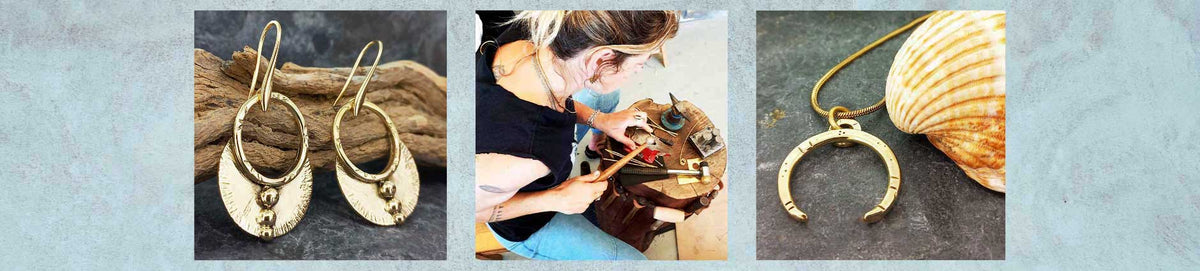 Artisan copper handmade unusual jewellery