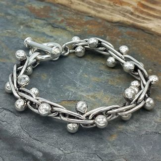 Unusual Chunky Ball Chain Bracelet