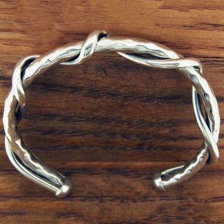 Sterling silver chunky bracelet