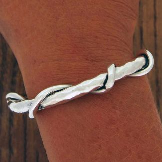 Mexican Silver Torque bracelet