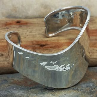 Statement Mexican Silver Cuff Bracelet