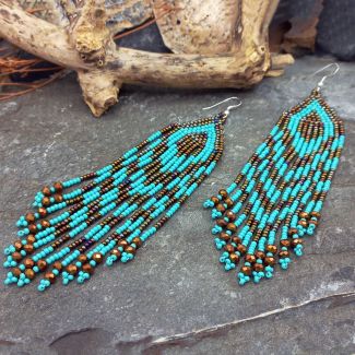 Unusual Beaded Earrings