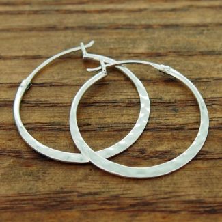 Hammered Hoops