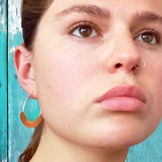 Handmade Copper hoops