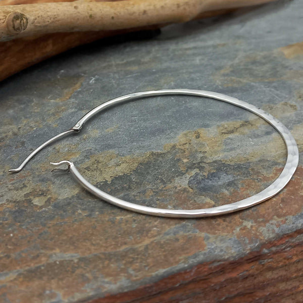 Silver hoop