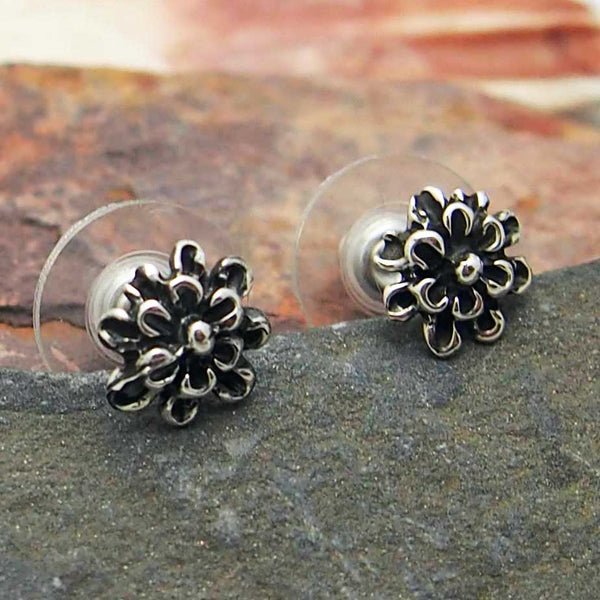 Handmade Sterling Silver Stud Earrings