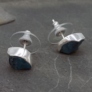 Handmade Apatite Stud earrings