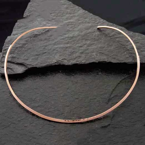 Copper torque necklace