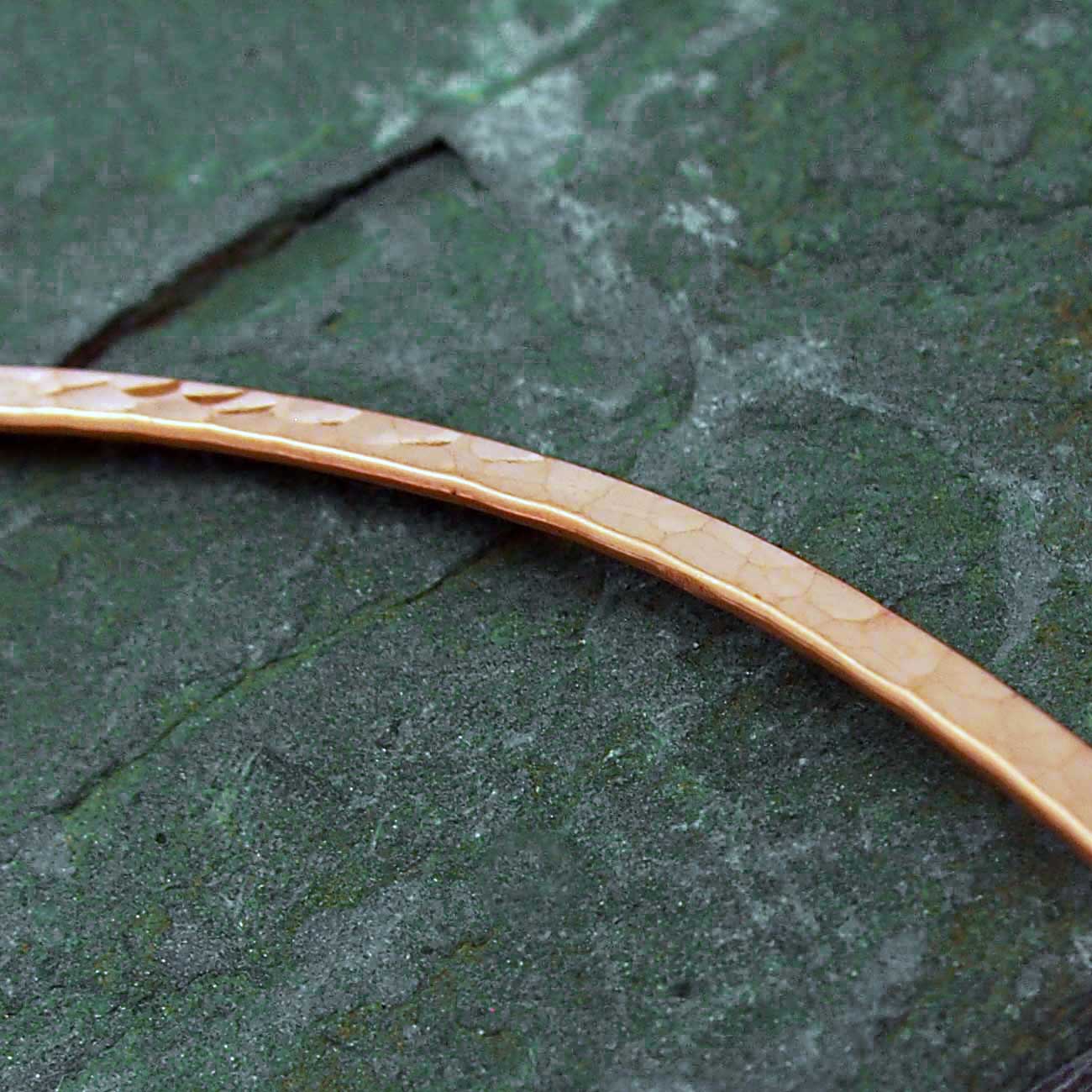 Handmade copper choker with clasp