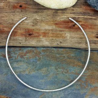 Textured Hammered Choker