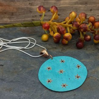 Patina Starry Sky Pendant
