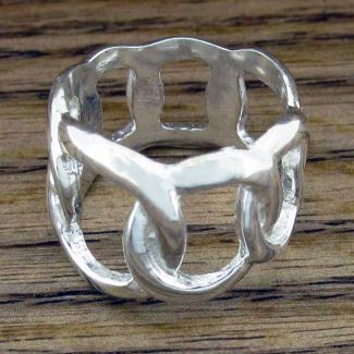 Silver Link Ring (151)