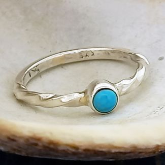 Sterling Silver Mexican ring with stone