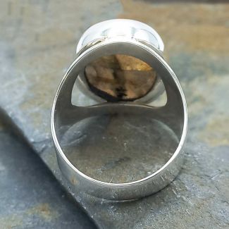 Labradorite Oval Silver Ring (1) (342)