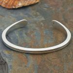 Handmade Sterling Silver Torque Bracelet