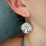 Mexican Tree of Life Sterling Silver Earrings
