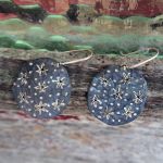 Starry Night Silver Earrings