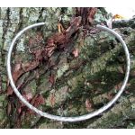 16" Hammered Sterling Silver Torque Choker