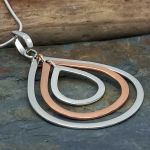 Unusual Silver Copper Pendant