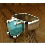 Turquoise Reina Silver Ring