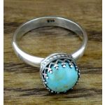 Oriental Turquoise Silver Ring