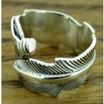 Pluma Silver Ring