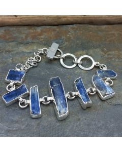 Sterling Silver Blue Kyanite Bracelet