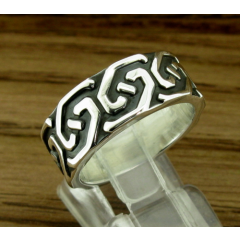 Tribal Band Silver Ring