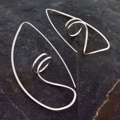 Espiral Sterling Silver Earrings