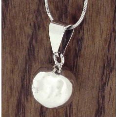 10mm Chime Hammered Ball Pendant