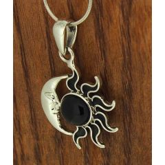sun and moon pendant