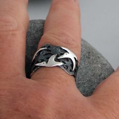 Mexican Silver Hummingbird Ring