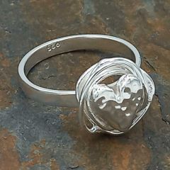 Handmade Sterling Silver Heart Ring