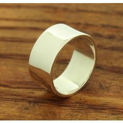 Classic chunky silver ring 